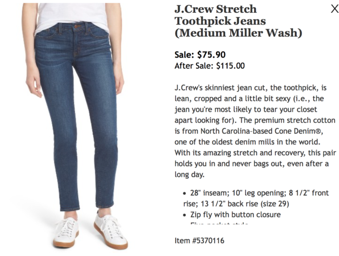 j crew jeans sale