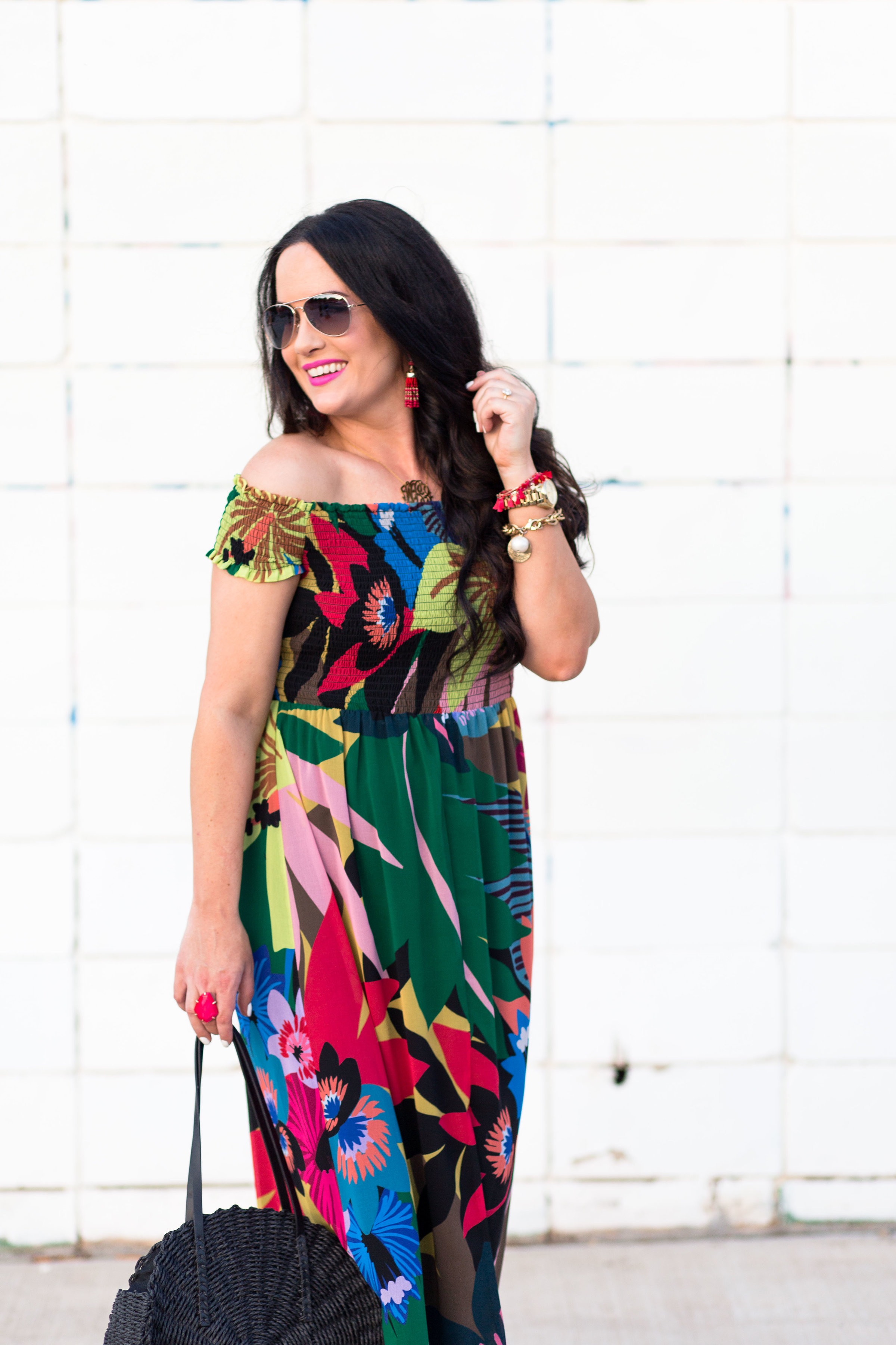 Tropical Maxi Dresses + Soleil Airbrush Tan Giveaway! - The Double Take ...