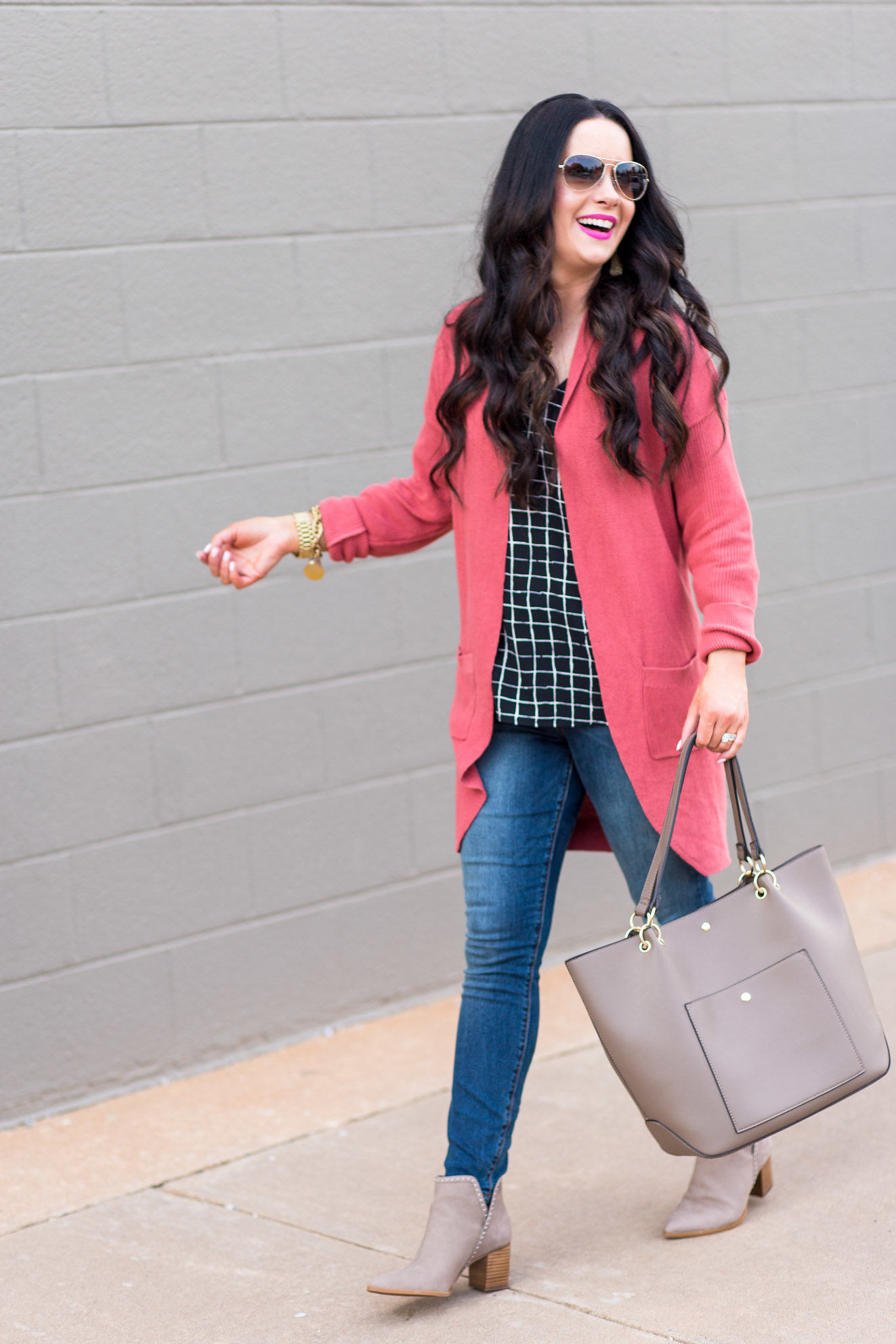 Fall Basics On Sale | Cardigans + Booties Sister Style - The Double ...