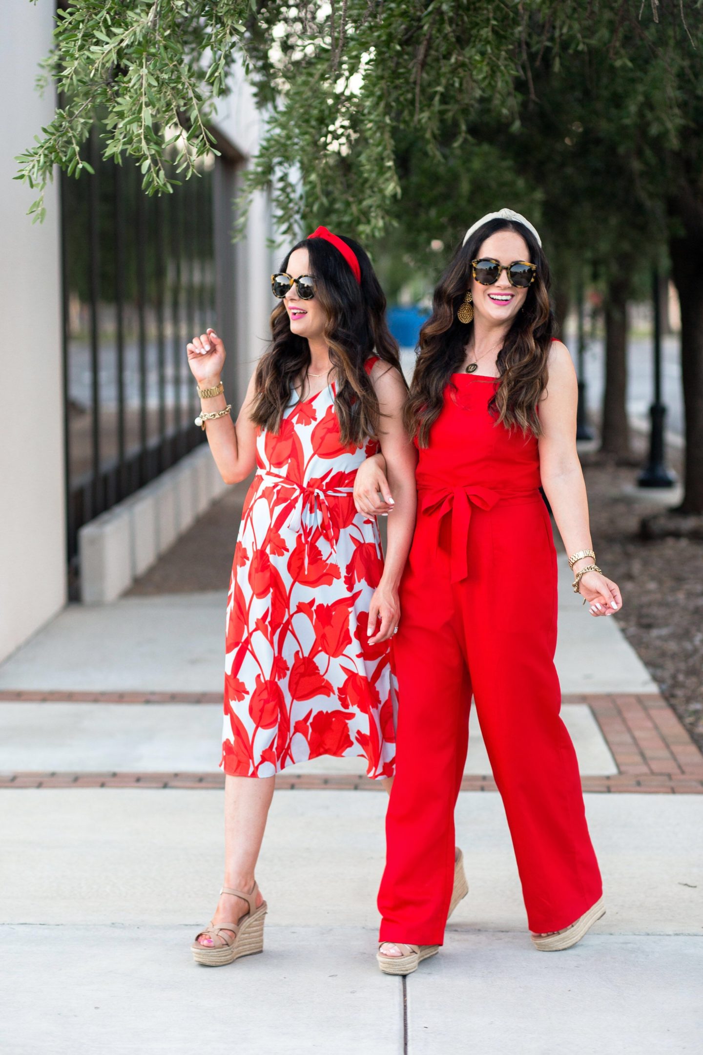 Poppy Red + Summer Blue | Ann Taylor 40% Off Promo! - The Double Take Girls