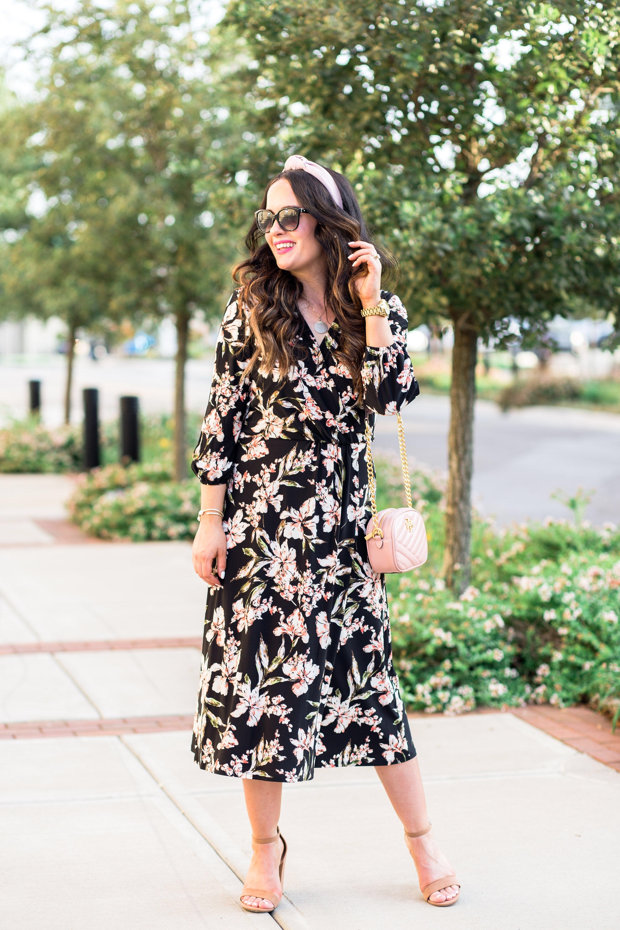Perfect Fall Floral Wrap Dresses + Bloomingdale's Up To 25% Off Promo! -  The Double Take Girls