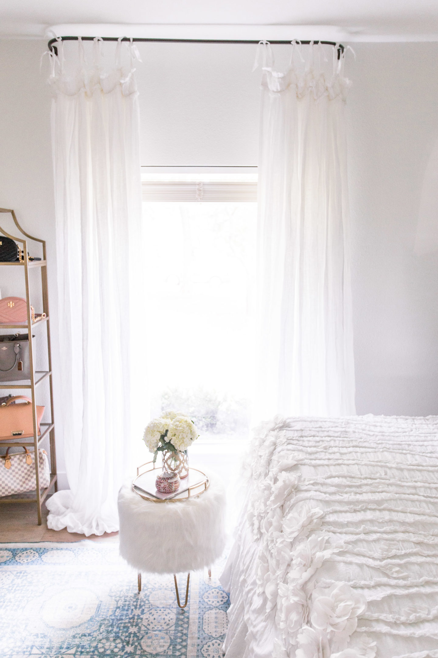 Chic & All White Master Bedroom Refresh - The Double Take Girls