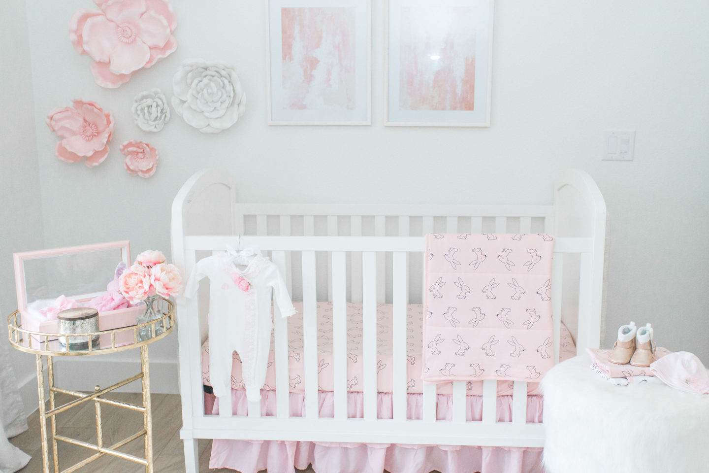 Nursery Reveal + Cutest Organic Baby Bedding - The Double Take Girls