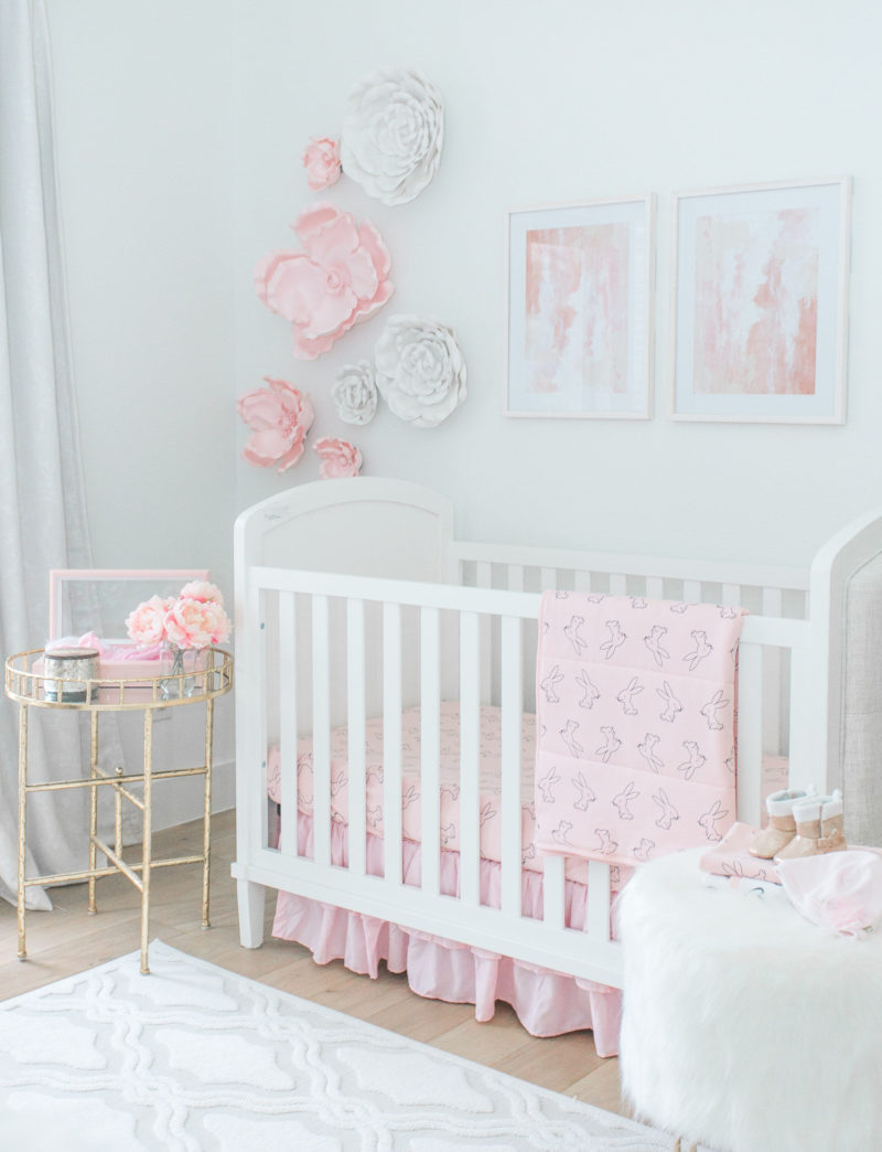 Nursery Reveal + Cutest Organic Baby Bedding - The Double Take Girls