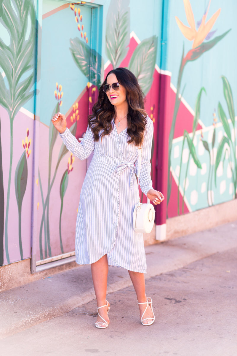 5 Wrap Dress Outfits We Are Loving For Warmer Temps - The Double Take Girls