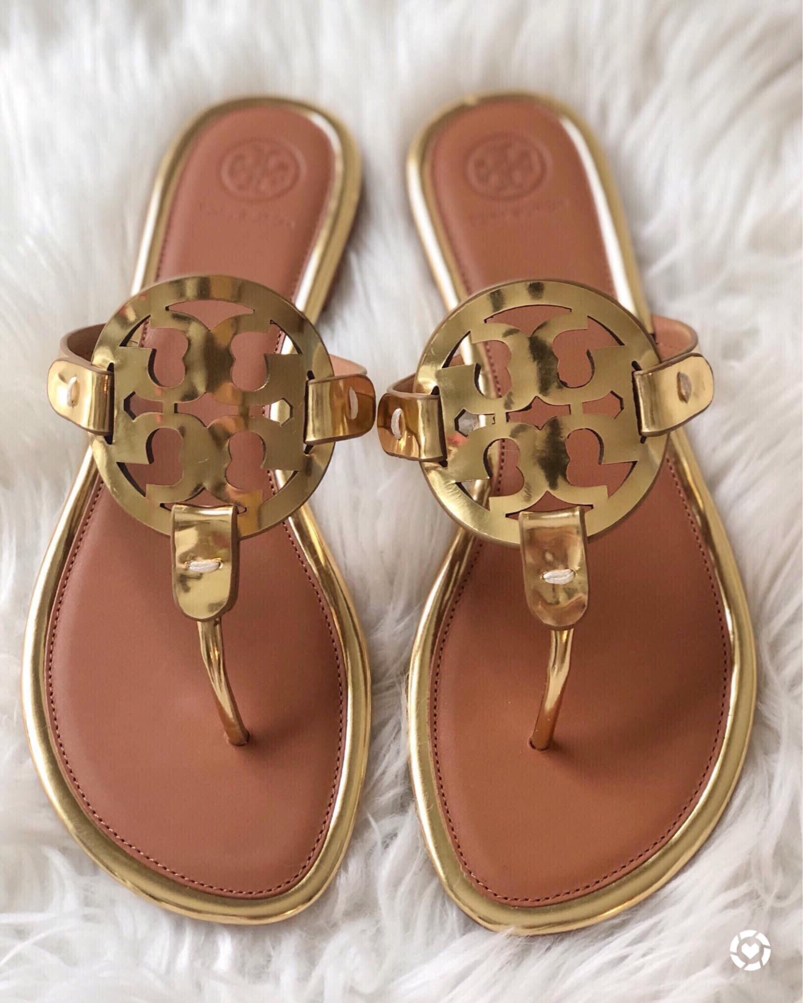 gold sandals - The Double Take Girls