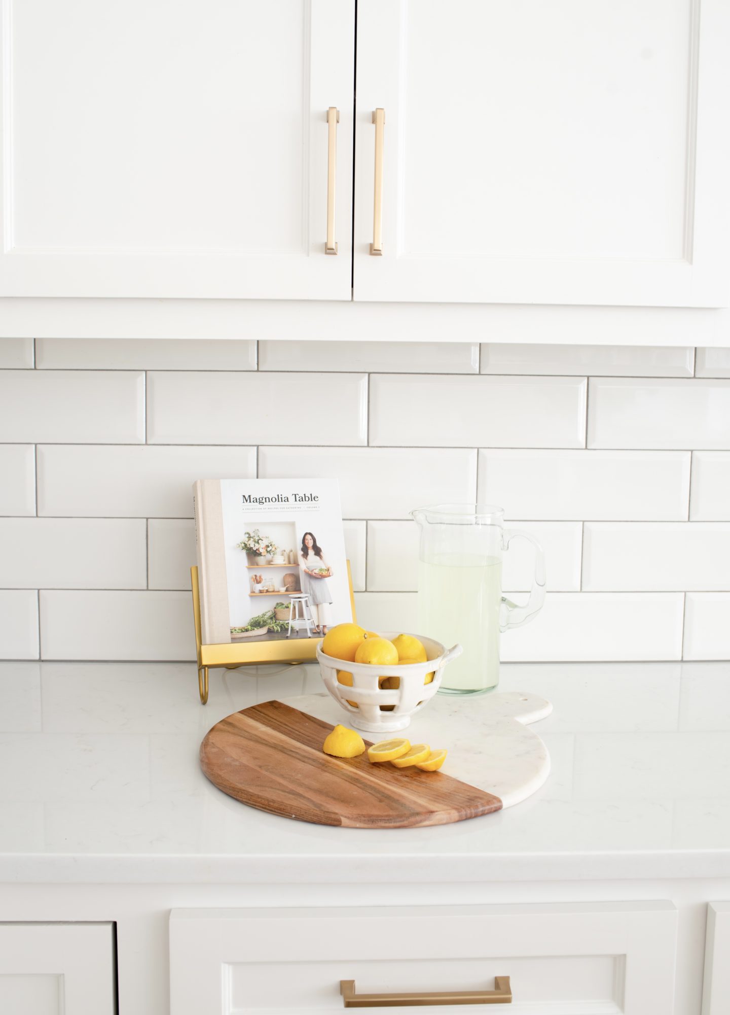 Lindsay's White & Gold Kitchen Remodel Reveal! - The Double Take Girls