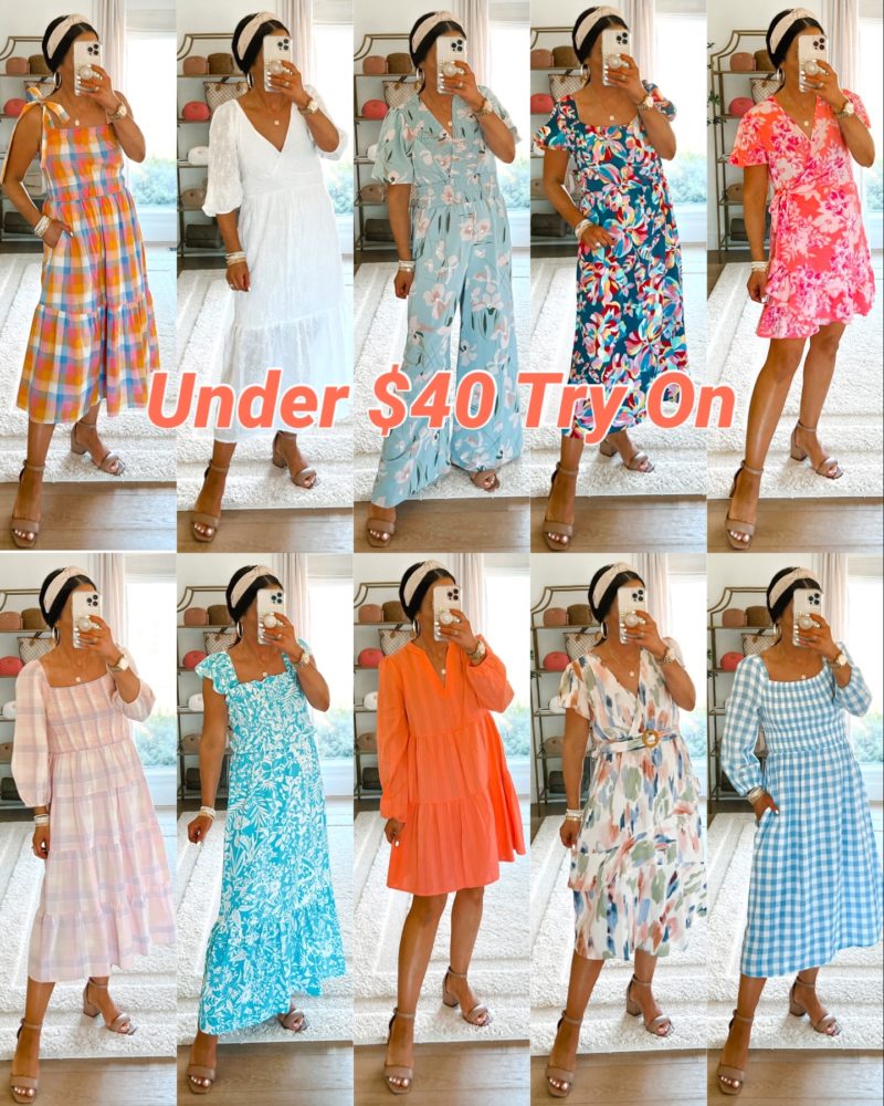 Walmart Fashion Under $40 Easter Dress Try On - The Double Take Girls