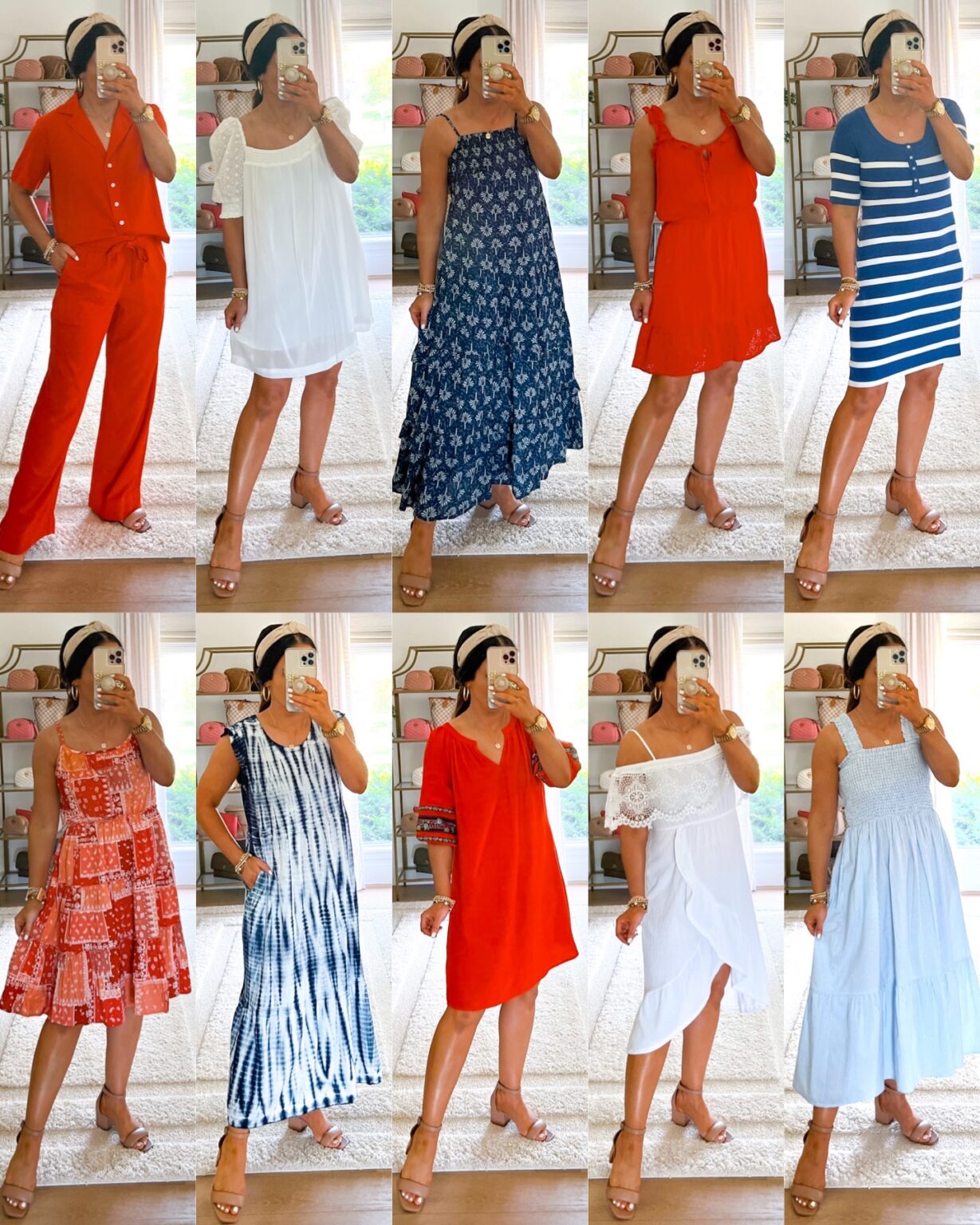 Red, White & Blue Outfits Under $40 Try On! - The Double Take Girls